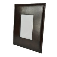4 x 6" Buffalo Leather Photo Frame